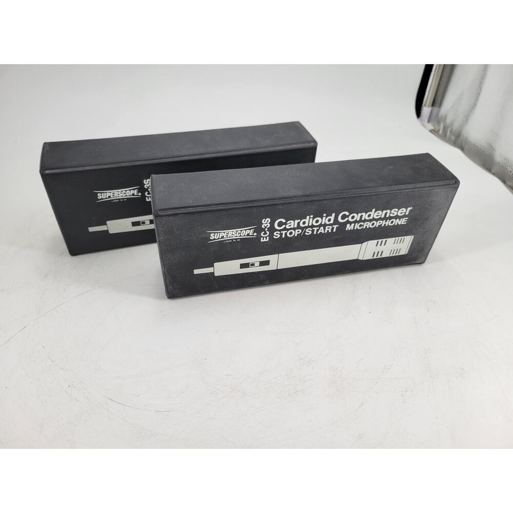 PAIR Superscope Cardioid Microphone Model EC-3S with Start-Stop